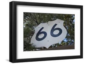 USA, Arizona, Sedona. Vintage Highway 66 sign-Kevin Oke-Framed Photographic Print