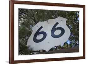 USA, Arizona, Sedona. Vintage Highway 66 sign-Kevin Oke-Framed Photographic Print