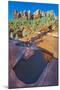 USA, Arizona, Sedona. Water Pools in Rock-Jaynes Gallery-Mounted Photographic Print