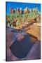 USA, Arizona, Sedona. Water Pools in Rock-Jaynes Gallery-Stretched Canvas