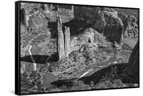 USA, Arizona, Spider Rock, Canyon de Chelly, Band-John Ford-Framed Stretched Canvas