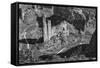 USA, Arizona, Spider Rock, Canyon de Chelly, Band-John Ford-Framed Stretched Canvas