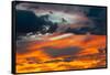 USA, Arizona, Sunset over Page-Bernard Friel-Framed Stretched Canvas