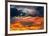 USA, Arizona, Sunset over Page-Bernard Friel-Framed Premium Photographic Print