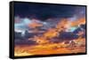 USA, Arizona, Sunset over Page-Bernard Friel-Framed Stretched Canvas