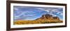 USA, Arizona, Superstition Mountains. Panoramic of mountains and desert.-Jaynes Gallery-Framed Photographic Print