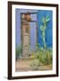 USA, Arizona, Tucson, Blue House-Hollice Looney-Framed Premium Photographic Print