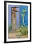 USA, Arizona, Tucson, Blue House-Hollice Looney-Framed Photographic Print