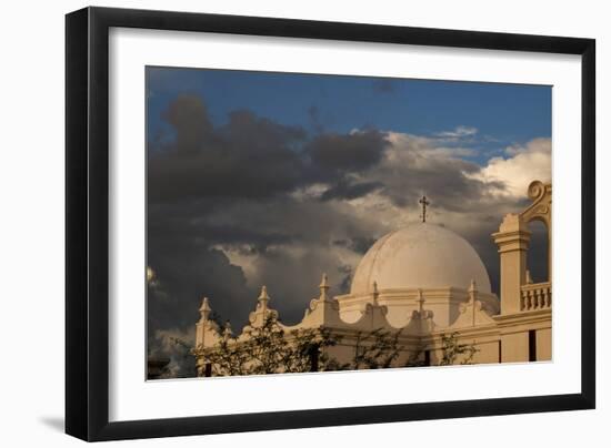 USA, Arizona, Tucson, Mission San Xavier del Bac-Peter Hawkins-Framed Photographic Print