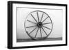 Usa, Arizona, Tucson, Tanque Verde Ranch, Old Wheel-Peter Hawkins-Framed Photographic Print