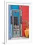 USA, Arizona, Tucson, Weathered Door-Hollice Looney-Framed Photographic Print