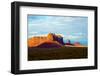 USA, Arizona-Utah border. Monument Valley, Sentinel Mesa and Castle Rock.-Bernard Friel-Framed Photographic Print