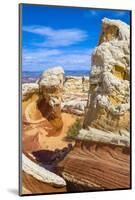 USA, Arizona, Vermilion Cliffs National Monument. Colorful Sandstone Formations at White Pocket-Charles Crust-Mounted Photographic Print