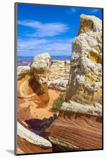 USA, Arizona, Vermilion Cliffs National Monument. Colorful Sandstone Formations at White Pocket-Charles Crust-Mounted Photographic Print
