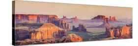 USA, Arizona, View Over Monument Valley from the Top of Hunt's Mesa-Michele Falzone-Stretched Canvas