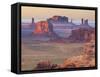 USA, Arizona, View Over Monument Valley from the Top of Hunt's Mesa-Michele Falzone-Framed Stretched Canvas