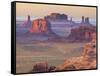 USA, Arizona, View Over Monument Valley from the Top of Hunt's Mesa-Michele Falzone-Framed Stretched Canvas