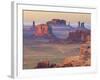 USA, Arizona, View Over Monument Valley from the Top of Hunt's Mesa-Michele Falzone-Framed Photographic Print