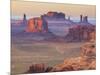 USA, Arizona, View Over Monument Valley from the Top of Hunt's Mesa-Michele Falzone-Mounted Photographic Print