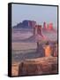 USA, Arizona, View Over Monument Valley from the Top of Hunt's Mesa-Michele Falzone-Framed Stretched Canvas