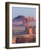 USA, Arizona, View Over Monument Valley from the Top of Hunt's Mesa-Michele Falzone-Framed Photographic Print