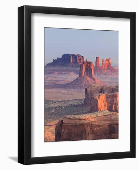 USA, Arizona, View Over Monument Valley from the Top of Hunt's Mesa-Michele Falzone-Framed Premium Photographic Print