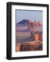 USA, Arizona, View Over Monument Valley from the Top of Hunt's Mesa-Michele Falzone-Framed Photographic Print