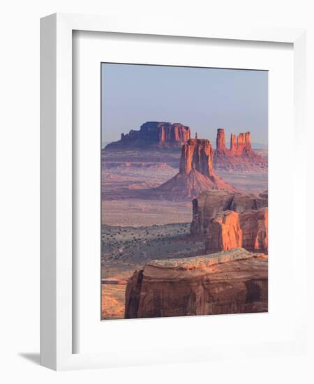 USA, Arizona, View Over Monument Valley from the Top of Hunt's Mesa-Michele Falzone-Framed Photographic Print