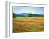 USA, Arkansas. Blooming Scarlet Clover in Boston Mountains-Dennis Flaherty-Framed Premium Photographic Print