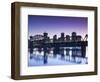 USA, Arkansas, Little Rock, City Skyline from the Arkansas River-Walter Bibikow-Framed Photographic Print