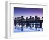 USA, Arkansas, Little Rock, City Skyline from the Arkansas River-Walter Bibikow-Framed Photographic Print