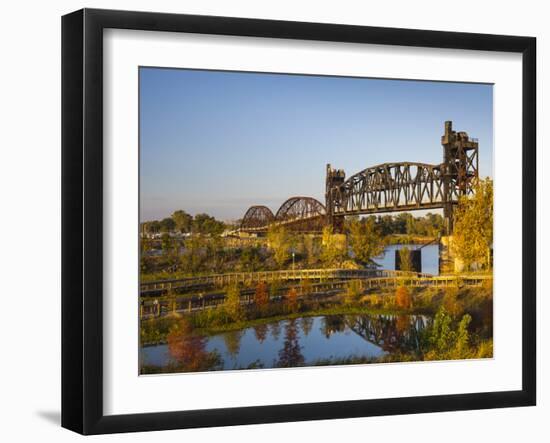 USA, Arkansas, Little Rock, William J. Clinton Presidential Library and Museum-Walter Bibikow-Framed Photographic Print