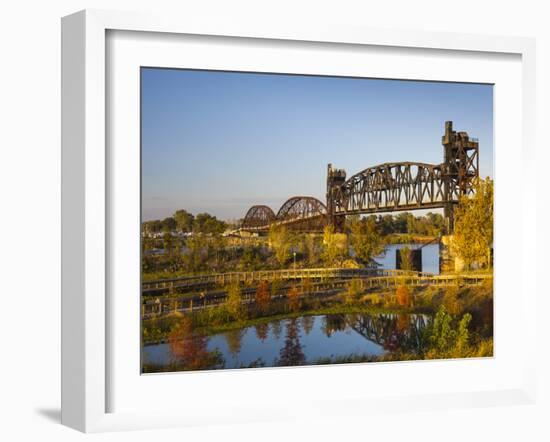 USA, Arkansas, Little Rock, William J. Clinton Presidential Library and Museum-Walter Bibikow-Framed Photographic Print