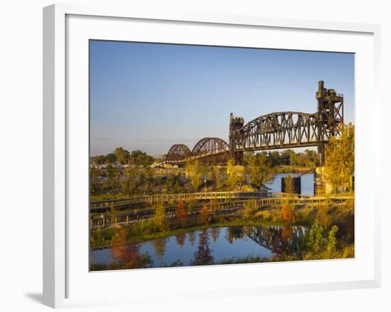 USA, Arkansas, Little Rock, William J. Clinton Presidential Library and Museum-Walter Bibikow-Framed Photographic Print