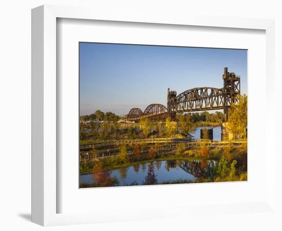 USA, Arkansas, Little Rock, William J. Clinton Presidential Library and Museum-Walter Bibikow-Framed Photographic Print