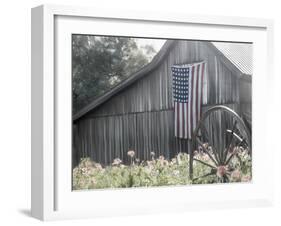 USA Barn-Kimberly Allen-Framed Art Print