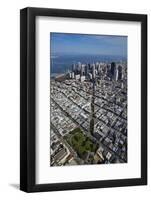 USA, California, Aerial of Downtown San Francisco Cityscape-David Wall-Framed Photographic Print