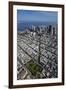 USA, California, Aerial of Downtown San Francisco Cityscape-David Wall-Framed Photographic Print