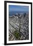 USA, California, Aerial of Downtown San Francisco Cityscape-David Wall-Framed Photographic Print