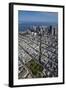 USA, California, Aerial of Downtown San Francisco Cityscape-David Wall-Framed Photographic Print