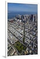 USA, California, Aerial of Downtown San Francisco Cityscape-David Wall-Framed Photographic Print