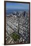 USA, California, Aerial of Downtown San Francisco Cityscape-David Wall-Framed Photographic Print