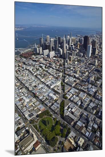 USA, California, Aerial of Downtown San Francisco Cityscape-David Wall-Mounted Premium Photographic Print