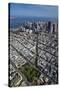 USA, California, Aerial of Downtown San Francisco Cityscape-David Wall-Stretched Canvas