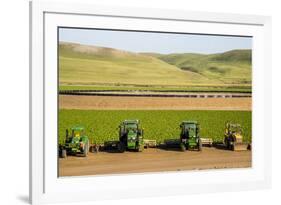 USA, California. Agricultural fields outside King City-Alison Jones-Framed Photographic Print