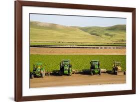 USA, California. Agricultural fields outside King City-Alison Jones-Framed Premium Photographic Print