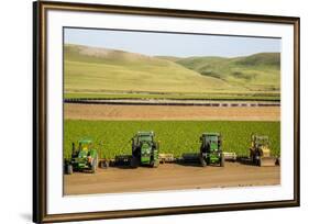 USA, California. Agricultural fields outside King City-Alison Jones-Framed Premium Photographic Print