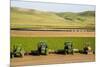 USA, California. Agricultural fields outside King City-Alison Jones-Mounted Premium Photographic Print