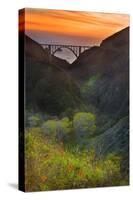 Usa, California, Big Sur, Bixby Bridge-Don Smith-Stretched Canvas