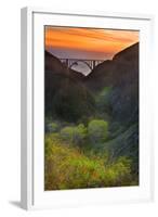 Usa, California, Big Sur, Bixby Bridge-Don Smith-Framed Photographic Print